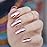 Oval Mirror Fake Nails Light pink Ladies False Nails Cool Style Sexy Nail Decoration Tips N18