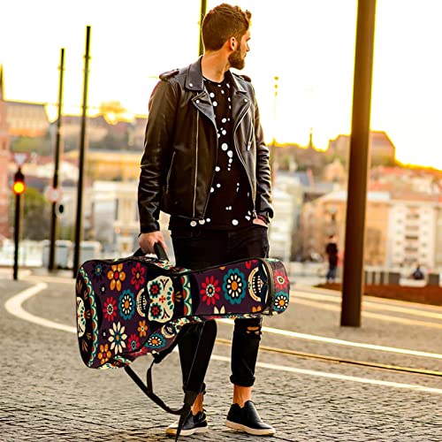 Étui à dos rembourré pour guitare classique et acoustique Motif floral coloré, Multicolore 10., 42.9×16.9×4.7 in… - Les Beatles, Paul McCartney, John Lennon, RIngo Starr, George Harrison Étui à dos rembourré pour guitare classique et acoustique Motif floral coloré, Multicolore 10., 42.9x16.9x4.7 in… – Image 7