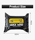 Shoe Cleaning Wipes Pack of 2 (80+80 Wipes) by Fusion Trends for Sneakers & White Shoes | Instant Sneaker Cleaner wet Wipes for Leather, Suede, Canvas & Sports Shoes | Portable | Travel-Friendly Quick Cleaning gallery image