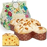 Colomba Pasquale Artigianale Classica - 750 gr Pasticceria Fraccaro 1932, Dolce Pasquale Artigianale, Impasto Morbido e Fragrante, Scorze d’Arancia Candite, Glassatura di Mandorle Croccanti e Zucchero