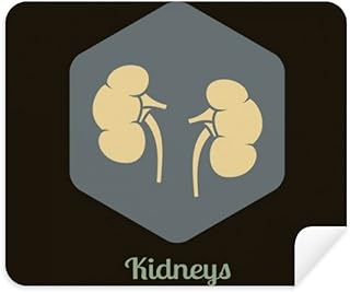 Body Internal Organs Kidney Cleaning Cloth Screen Cleaner 2pcs Suede Fabric