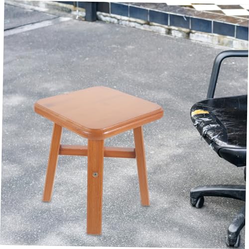 Ahorro de espacio con el taburete plegable de madera de 3 escalones para el hogar 6