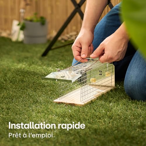 Praknu Cage Piège à Rat Vivant - 30 cm Grand - Réutilisable Piege a Rongeur - pour Les Rats et Les Souris – vue 2