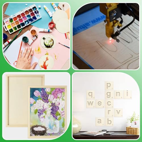 25 Pack 8 x 12 Inch Basswood Sheets, 1/16 Thin Craft Plywood Sheets, Thin & Unfinished Wood Boards for Crafts, Hobby, Model Making, Wood Burning (200x300x2MM) - Image 7