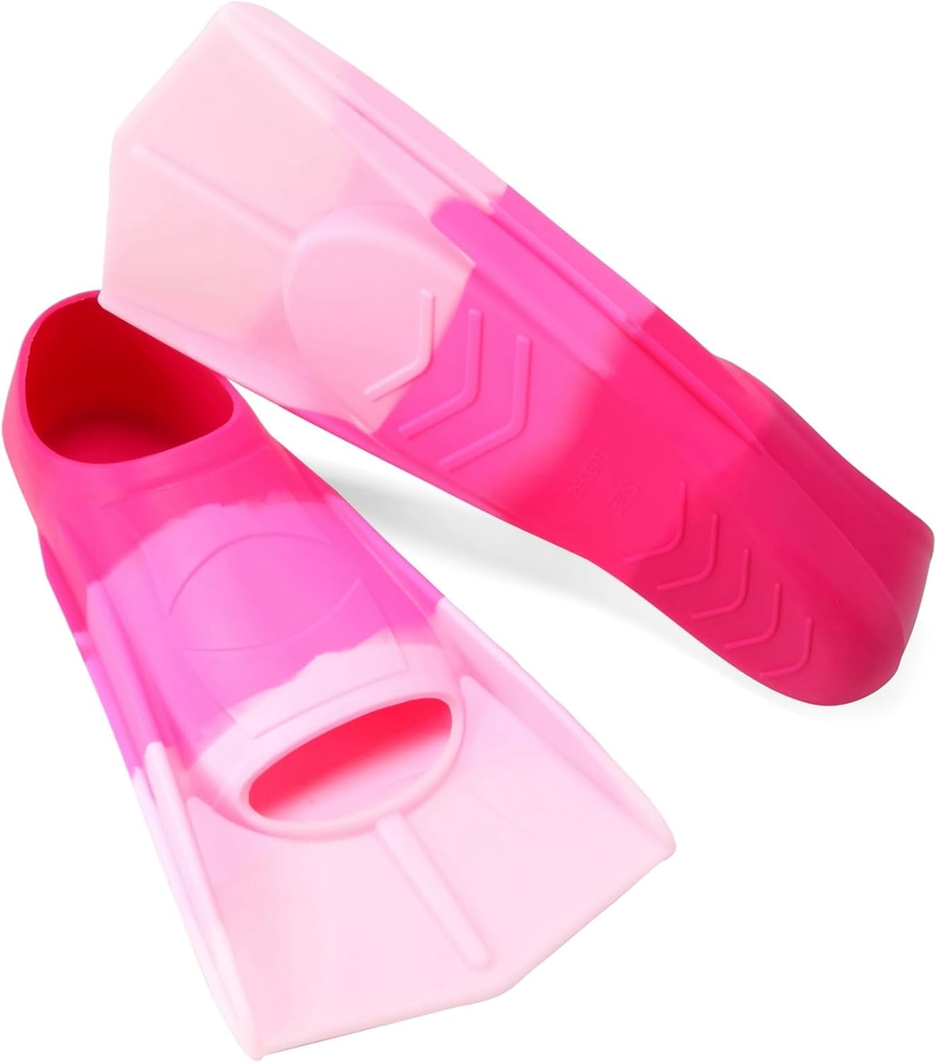 Kids Swim Fins,Short Youth Fins Swimming Flippers for Lap Swimming