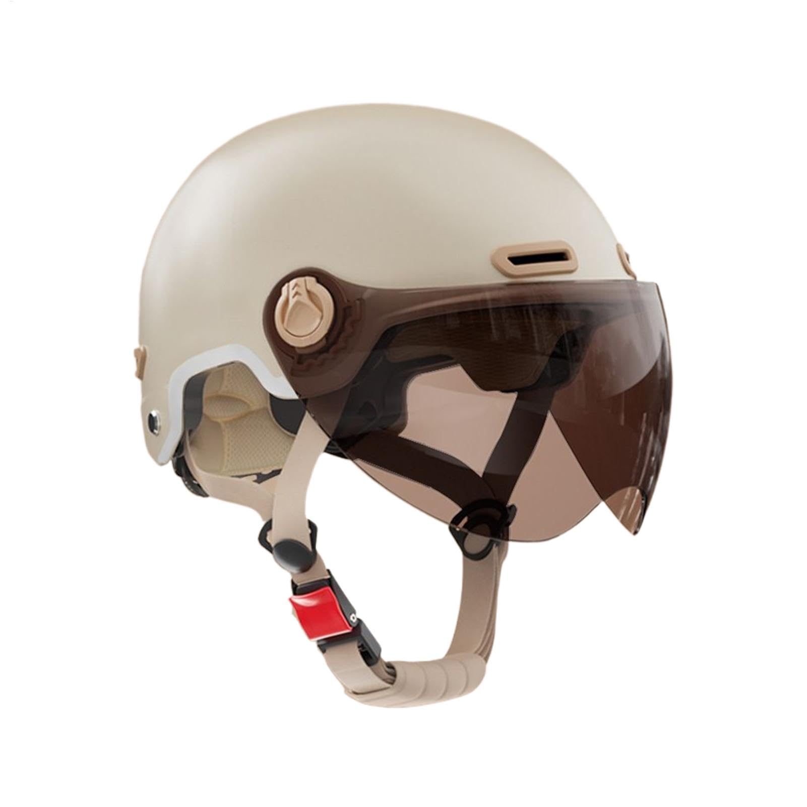 Scooter Helmet | Shockproof Reflective Road Bike Helmet With Windproof Goggles - Motorcycle Accessories, Skateboarding Equipment For Family, Friends