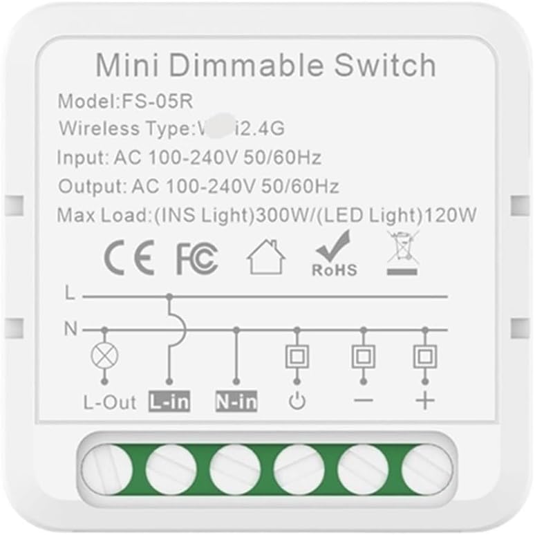 1 Pcs LED Dimmer LED Light Smart Dimmer Switch Module Circuit Breaker(3.0 Dimmer Switch)