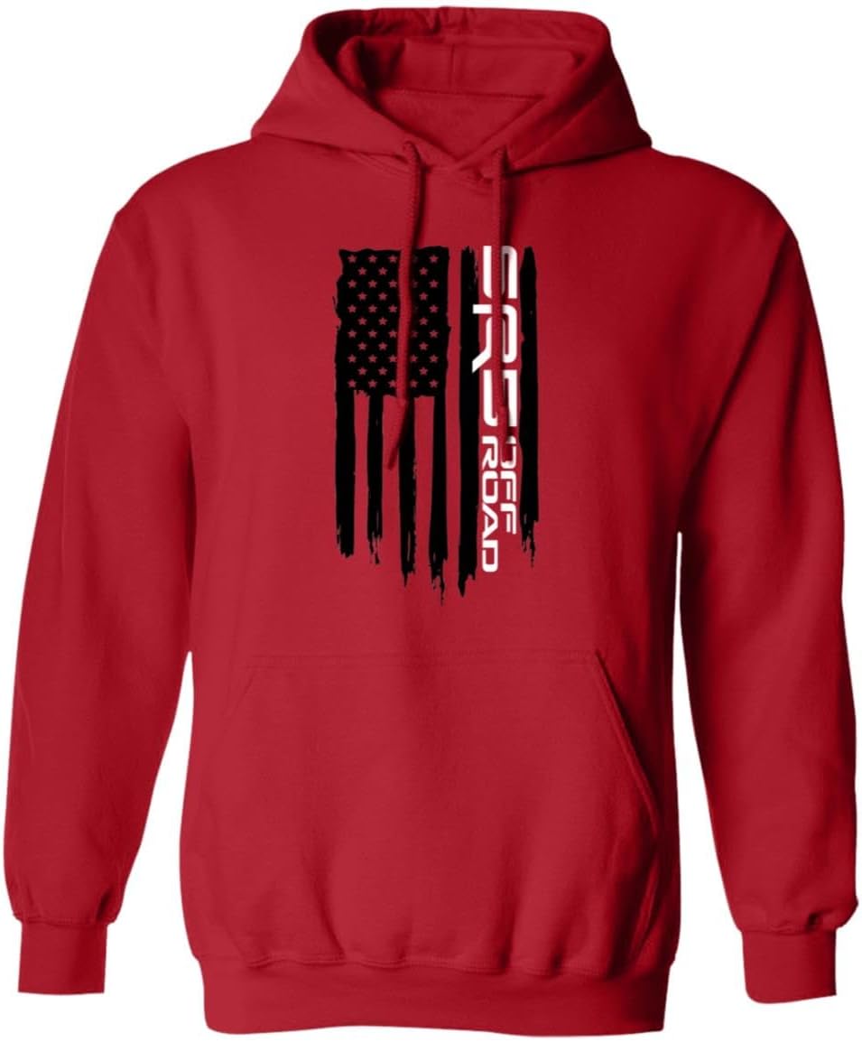 Taco Tundra Off Road American Flag USA Pullover Hoodie