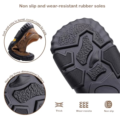 Men's Sandals Leather Closed Toe Beach Shoes Adjustable Lightweight Comfort Breathable Comfortable Outdoor Hiking Water Beach Sports Sandals4