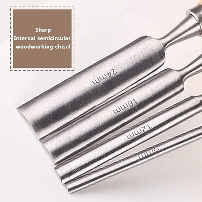 Cinceles de madera para tallar y rebajar con precisión sin esfuerzo 8