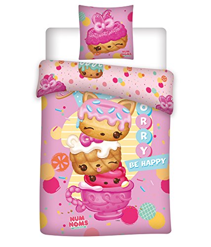 Num Noms - Copripiumino Reversibile con Federa, in...