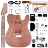 Bolt-On Neck Design:Classic Fender TL-style bolt-on roasted maple neck (25.5" scale, 21 frets) paired with a solid mahogany body – pre-polished and base-varnished for minimal finishing work. 2-Point Tremolo System: Floating 2-point tremolo bridge for...