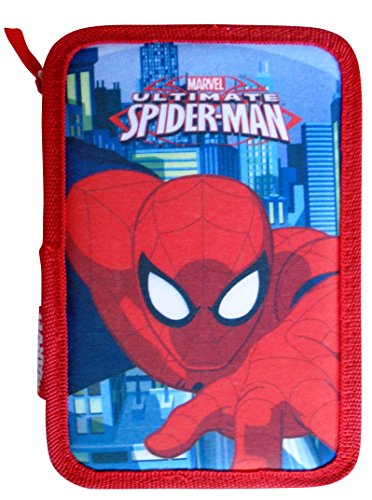 Paxos 82946 – Estuche triple Tejido parte 13 x 20 x 6 cm – Spiderman