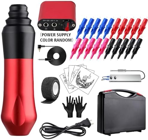 Amazon.com: 100pcs Tattoo Cartridge Ball Pen, Assorted 5 Colors ...