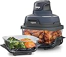 Ninja Crispi 4 in 1, Portable Glass, Air Fryer Cooking System, 1500W, 4 QT containe...