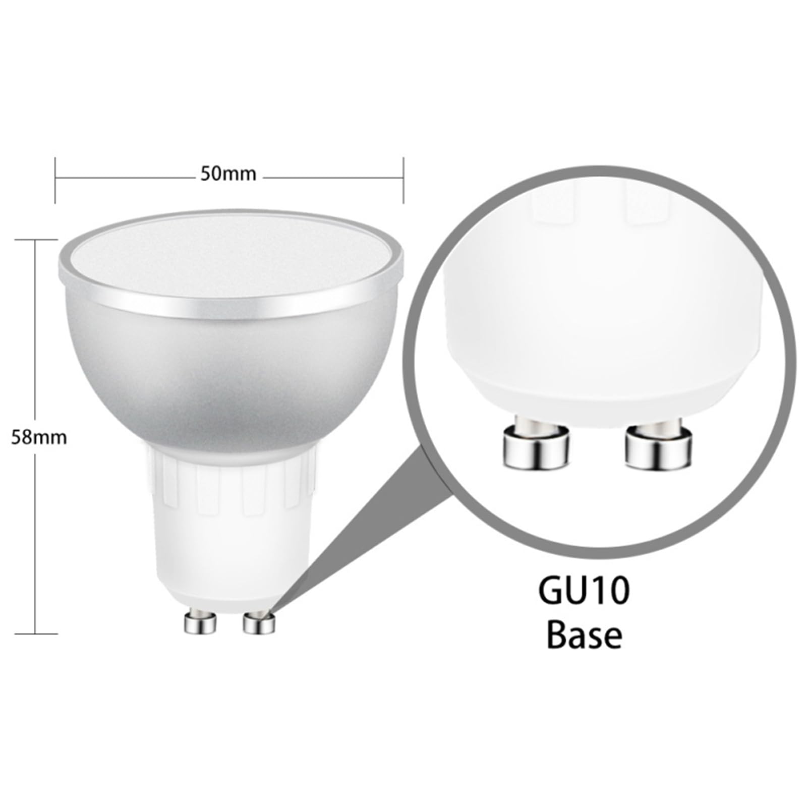Bombilla LED Inteligente Tuya, 5W, RGBCW, Control Por Voz, Compatible Con Alexa Echo Plus, Google Home Smart Things Necesita Puerta De Enlace,2 pc