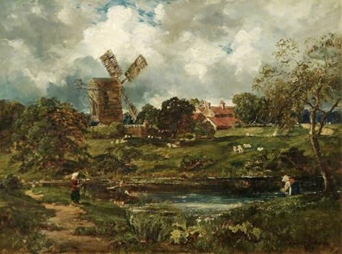 Cuadro moderno al óleo para dar vida a paredes vacías con arte de 60x90cm