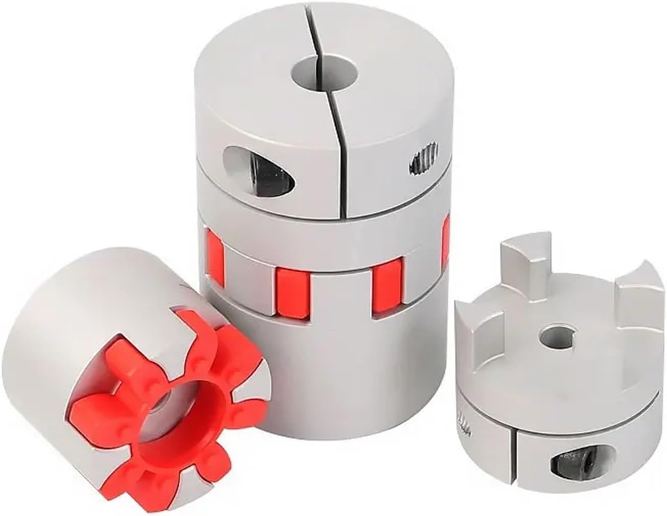 XB40*65 D40L65 3 Jaws Coupling Aluminium Plum Flexible Shaft Coupling 5/6/7/8/9/10/12-22mm(20x22mm)