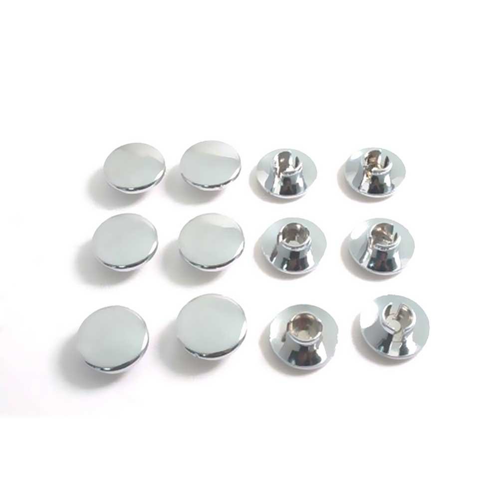 MRJLK Set Completo Di Copriasse In ABS Cromato Con Coprimozzi Standard E Copridadi Avvitati Da 33 Mm Per Semirimorchi 2 Anteriori E 4 Posteriori~p153647704