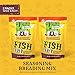 Joe's Gourmet Fish Fry, Seafood Breading Mix, As Seen on Shark Tank, Seasoned Coating Mix for Fish, Chicken, Shrimp & Vegetable, Tasty Air Fryer Breading Batter 12 Oz (Original, 2 Pack)