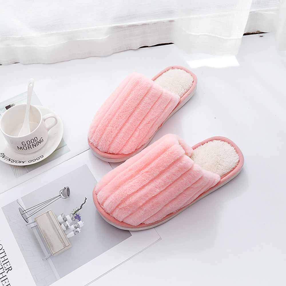 Amazon.co.jp: ピンクのふわふわスリッパ女性、女性スリッパふわふわ