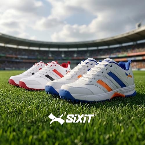 Image of Endura Cricket Shoes for Men, Lightweight Breathable Mesh, TPU Shank Support and Rubber Sole