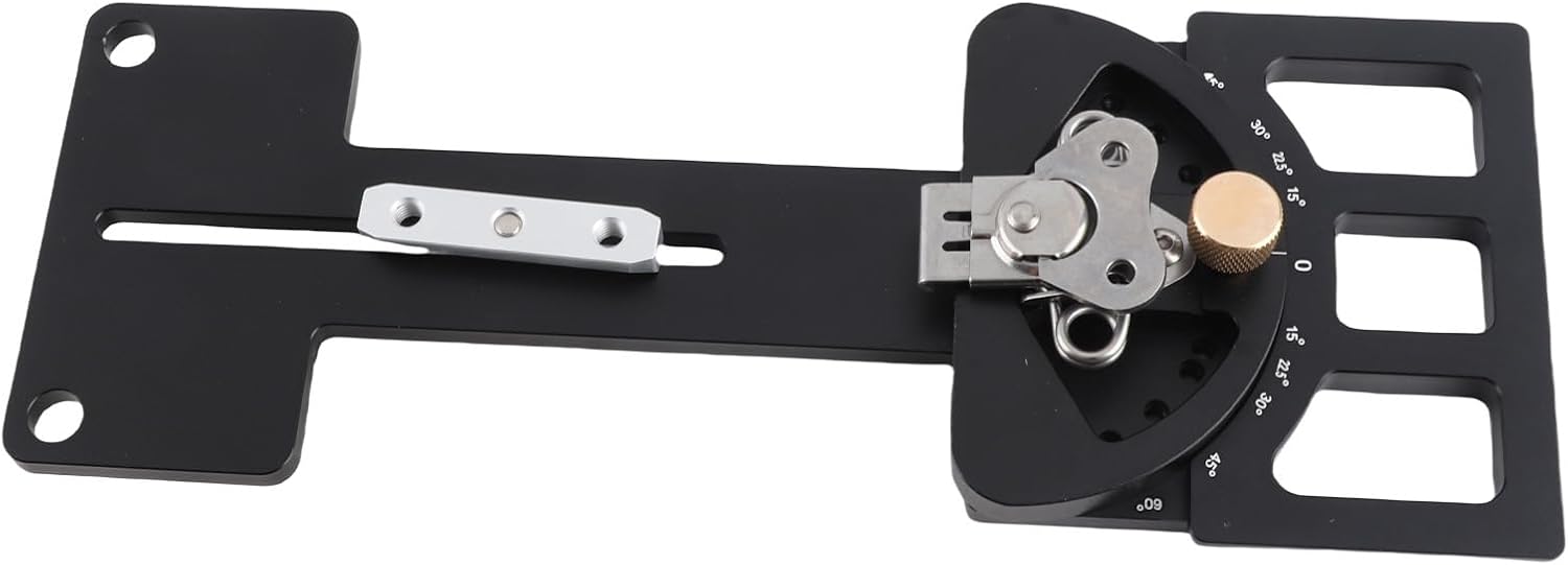 Generic Multi Angle Track Saw Guide Stable Cutting Accessory for Triton -60 to 60 Degree Aluminum Alloy Square