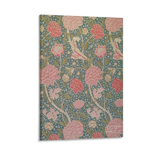Toile de William Morris Clay Design : décoration murale florale et cosy pour la chambre