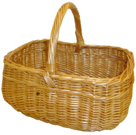 La Vannerie d'Aujourd'hui Panier Lucette Basse Osier Buff