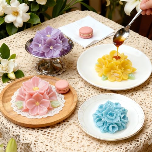 Molde de silicona para pastel en forma de ramo floral 3D miniatura 5