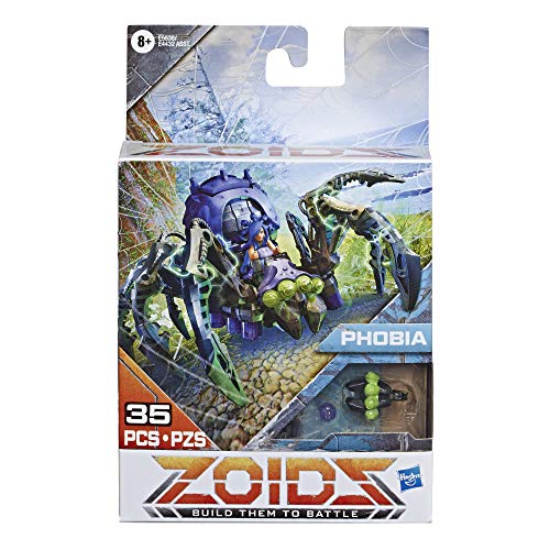 Zoids Hasbro Mega Battlers Phobia - Spider-Type Buildable Beast Figure With Wind-Up Motion - Toys For Kids Ages 8 And Up, 35 Pieces #TOP1