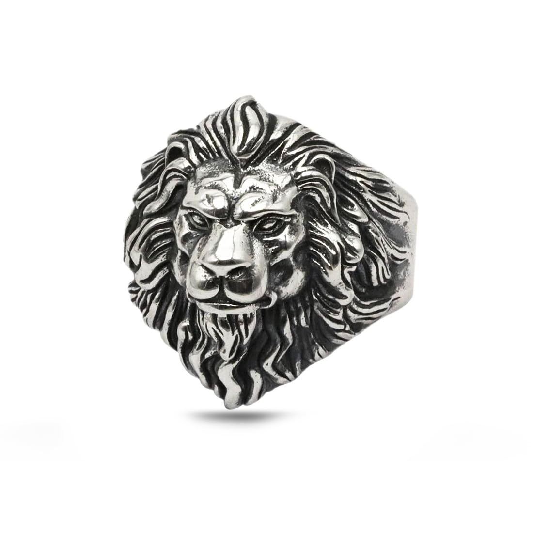GiftNest Stainless Steel Free Size Lion Face Ring For Men & Boy Finger Ring (B0D9LZT3GC) Amazon Price History, Amazon Price Tracker