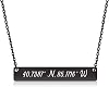 EVER2000 Personalized Long Distance Relationship Horizontal Bar Necklace for Best Friend, Custom Engraved State Necklace with Name Friendship Jewelry Gift