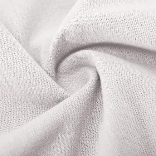 Cotton Linen Pants Men Solid Color Straight Trousers Summer Casual Wide Leg Drawstring Elastic Waist Cotton Linen Pants3