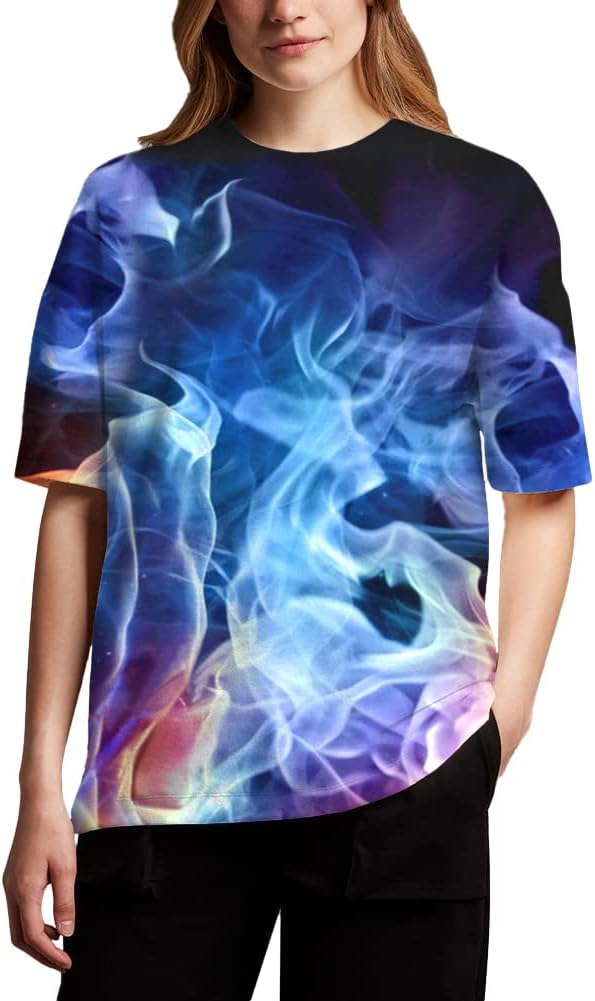 Hgvoetty Unisex Stylish 3D Printed Shirts Short Sleeve Graphic T-Shirts Tops Tees for Men and Women - Image 4