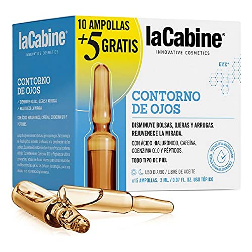 La Cabine Ampollas Contorno De Ojos Promo 10 X 2 Ml + 5 X 2 Ml 22 G, Vanilla, 6 Unidad Cover