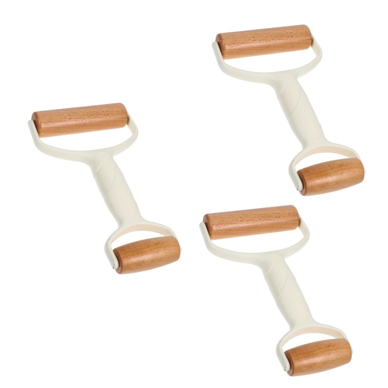 MAGICLULU 3 Piezas rodillo palo para amasar utensilios de cocina para enrollar Herramienta de amasar herramienta de cocina herramienta para hornear de madera