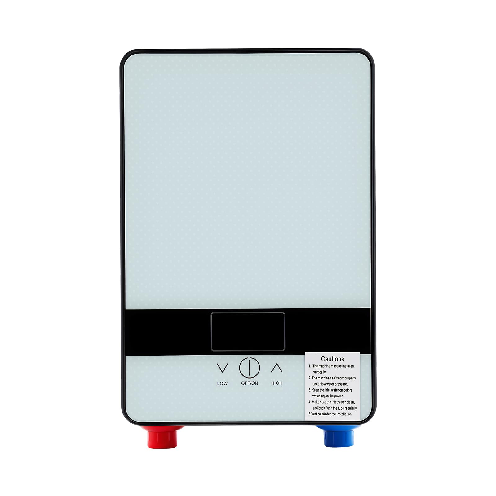 6500 W scaldacqua istantaneo, schermo digitale, acqua calda senza serbatoio, resistente alla pressione, impermeabile, 220 V