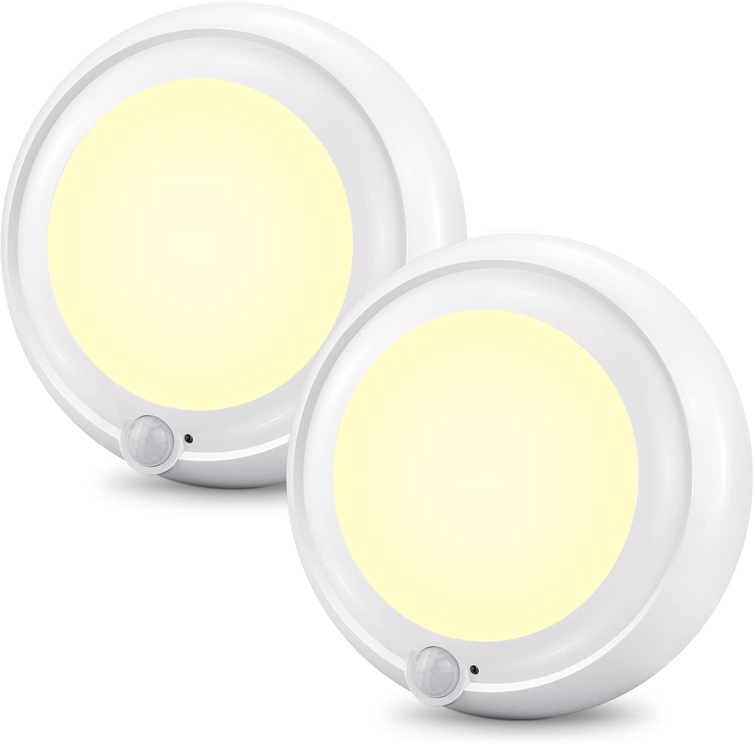 HONWELL Motion Sensor Ceiling Light, Battery Powered Sensor Light