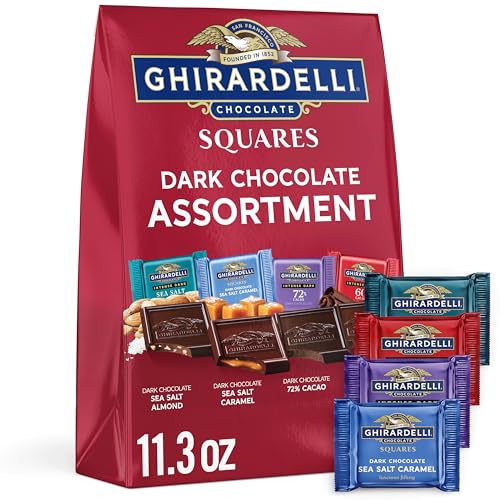 GHIRARDELLI Dark Chocolate SQUARES Assortment