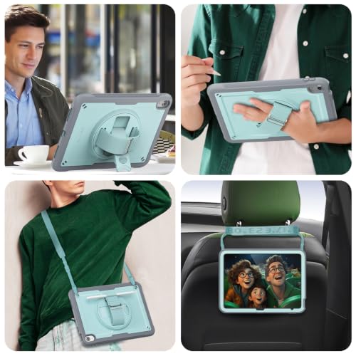 SEYMAC Case for iPad (A16) 11th/10th Generation 11"/10.9", Light Blue/Grey by SEYMAC - Used condition - Image 6