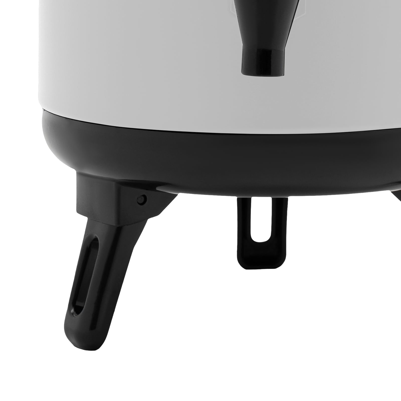 OUKANING Dispenser di bevande isolanti in acciaio inox, 8-12 l, con termometro digitale e rubinetto, doppia parete, mantiene le bevande calde e fredde per 12 ore, grande dispenser di bevande per feste