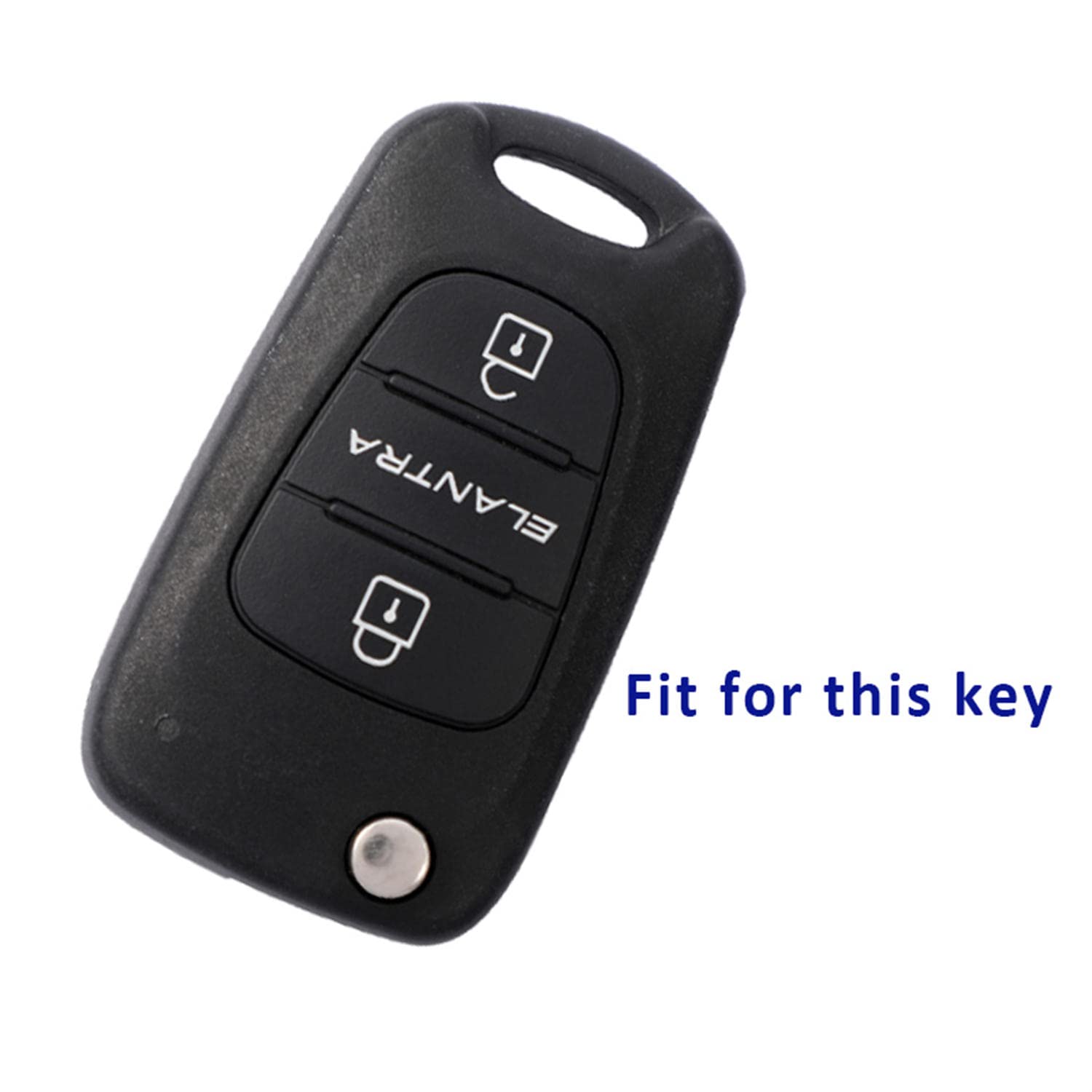 Custodia chiave in silicone Fob per Kia Rio Soul Venga Picanto Rio Sorento Ceed Sportage per Hyundai i20 i30 Veloster ix20 Copertura remota  34