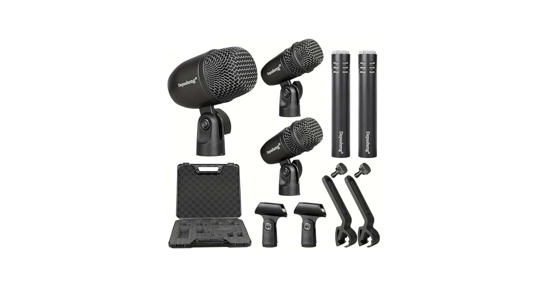 Mic Drum SET マイクとクリップセット Mic Drum SET マイクとクリップセット