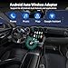 vnilrgle Android Auto Wireless Adapter, Convert Factory Wired to Wireless, Easy Plug and Play Setup, Zero Delay, Supports Voice Assistant, Compatible with Android 11+