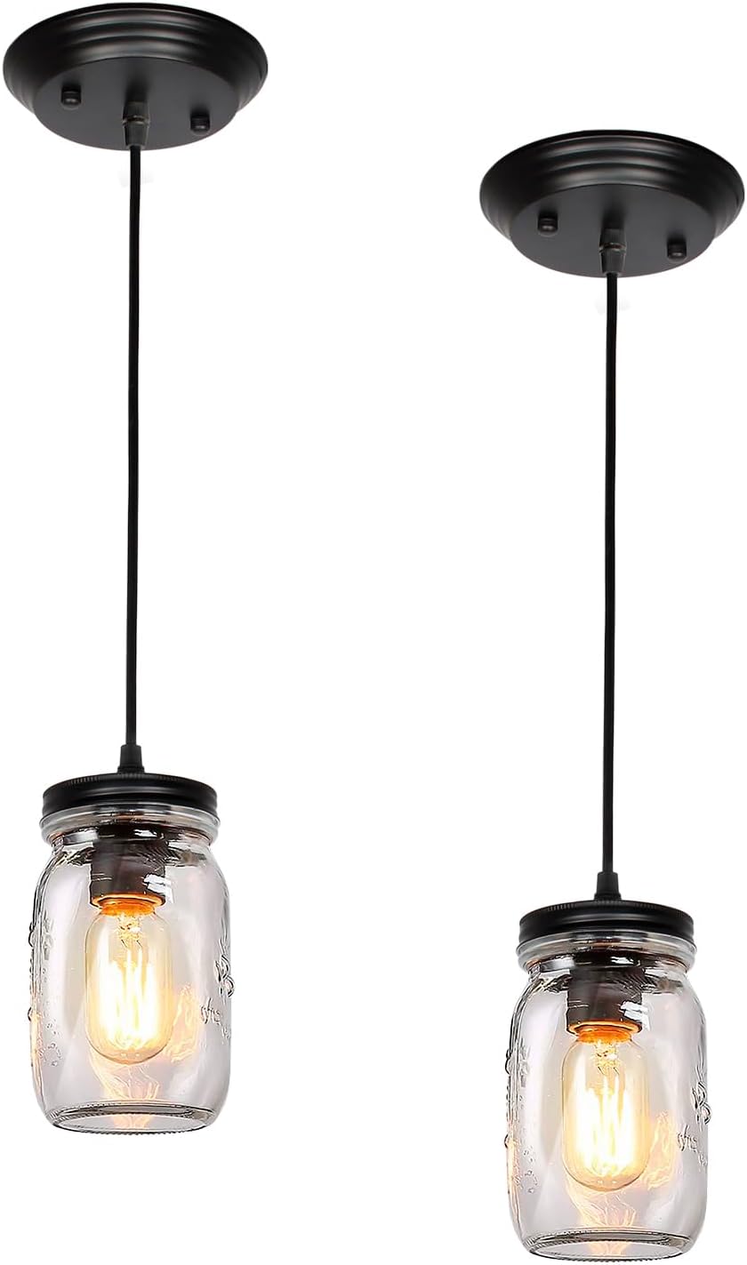 Mason Jar Light Fixtures, Farmhouse Pendant Light, Farmhouse Kitchen