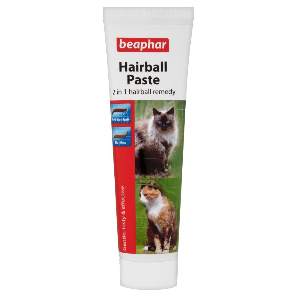 [HSB Value+ Bundle] Beaphar Hairball Paste 2in1 Remedy 100g with MF® Chenille® Cleaning Glove