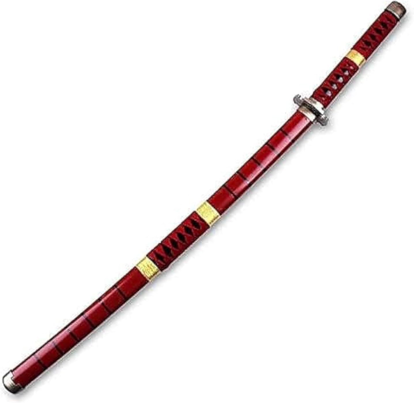 Good Fortune One Piece Roronoa Zoro Cosplay Wood Sword (Sandai Kitetsu), One Size