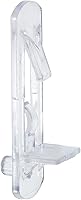 Vista 13 de 20 piezas de clavijas de estante de plástico con bloqueo de 5 mm, clips de soporte de estante de plástico transparente de 3/4" con bloqueo