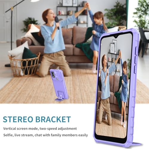 Funda Moto E7i Power antichoque con tapa de cámara deslizable 7